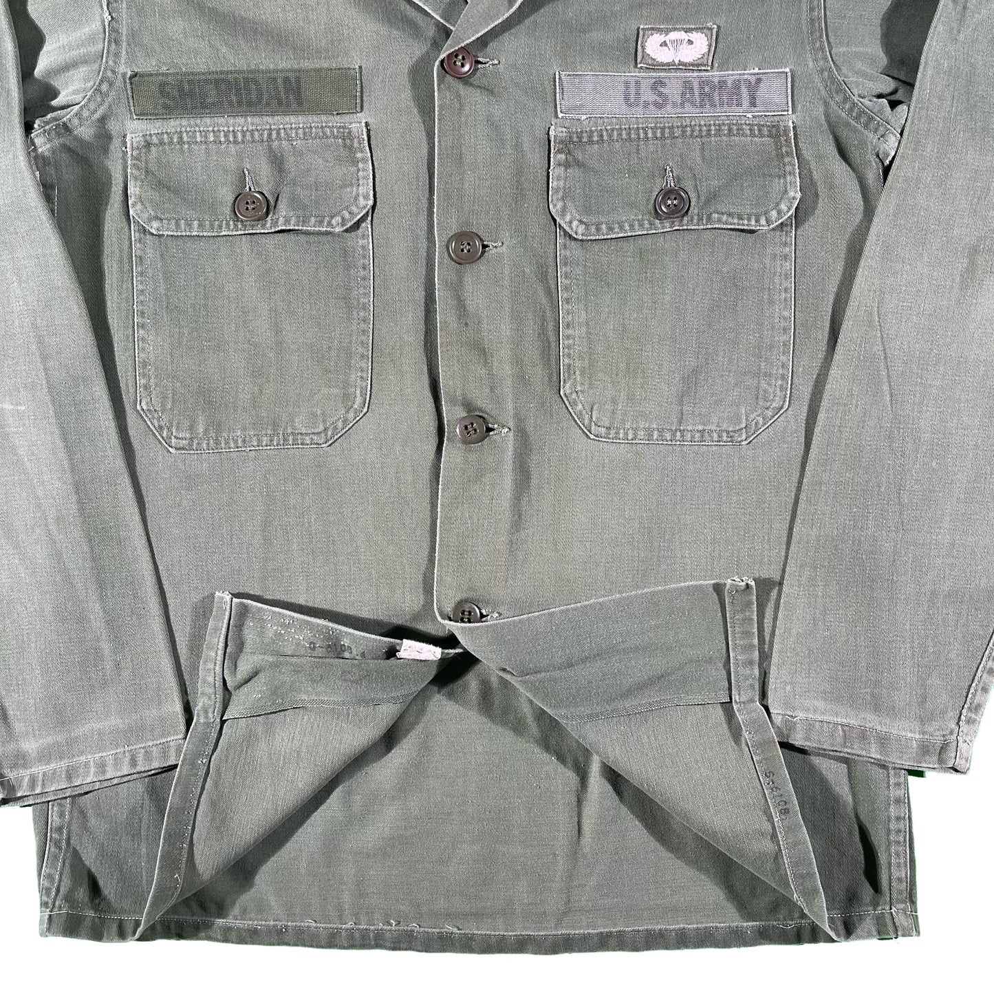 60s/70s US Army OG-107 Utility Shirt- SELECT SIZE