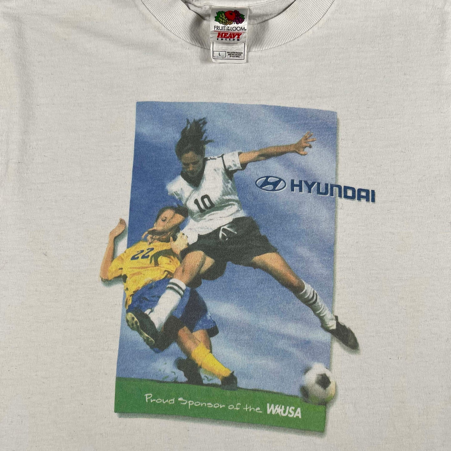 00s Hyundai USA Women's Soccer Tee- L