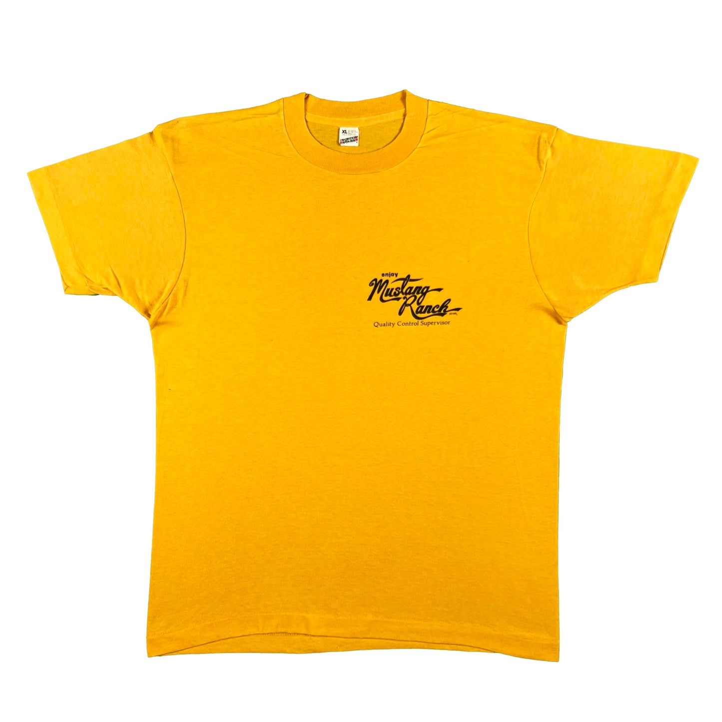80s Mustang Ranch QC Supervisor Tee- L