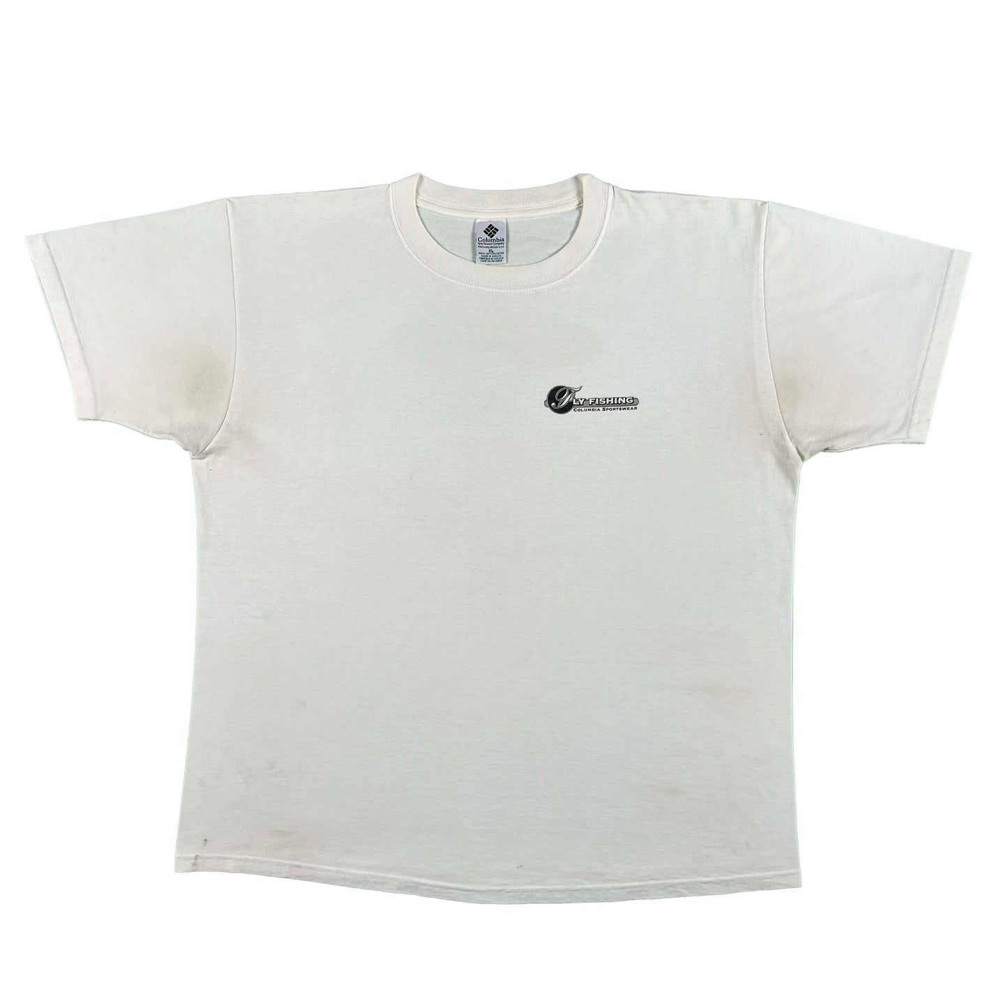 90s Columbia Sink or Swim Fly Fishing Tee- XL