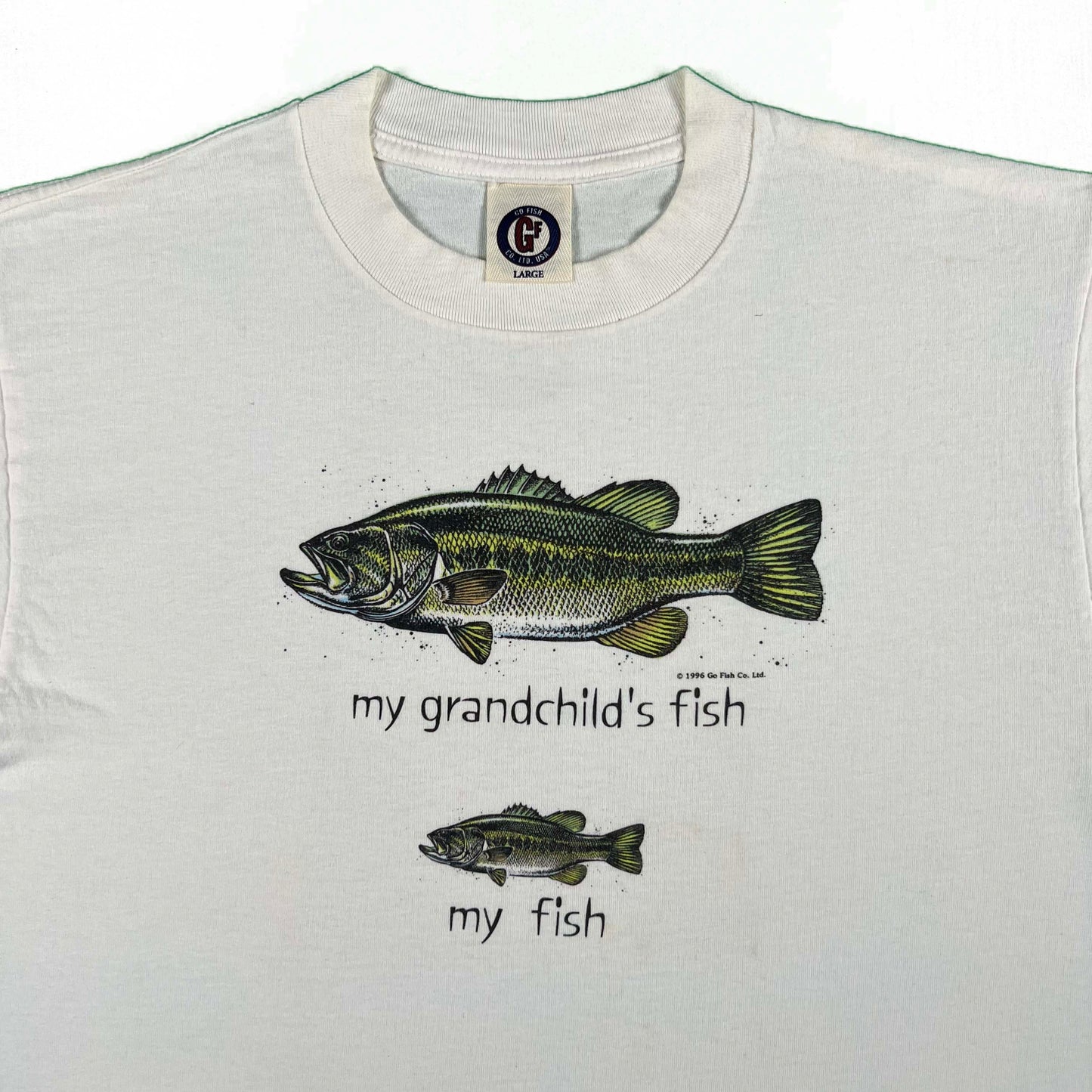 90s My Grandchild's Fish, My Fish LMB Tee- L