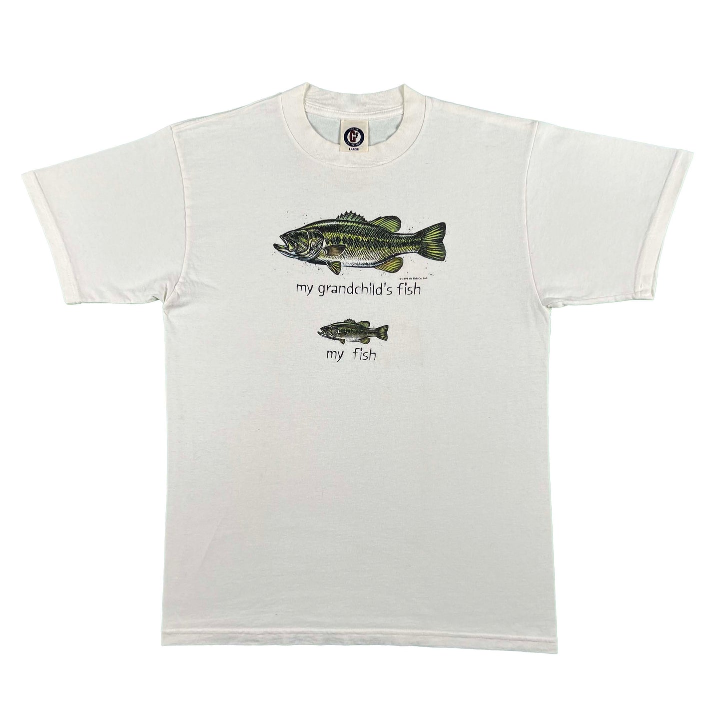 90s My Grandchild's Fish, My Fish LMB Tee- L