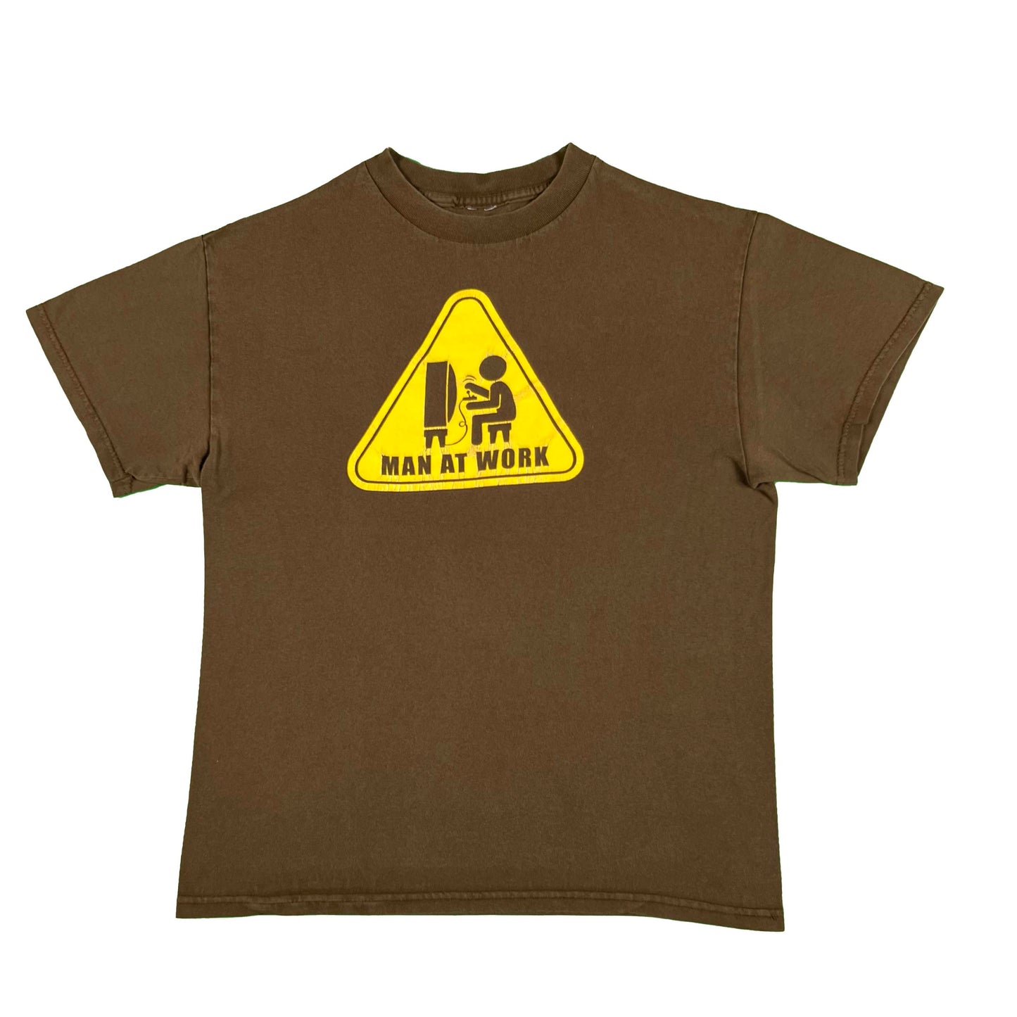 00s Man at Work Tee- M