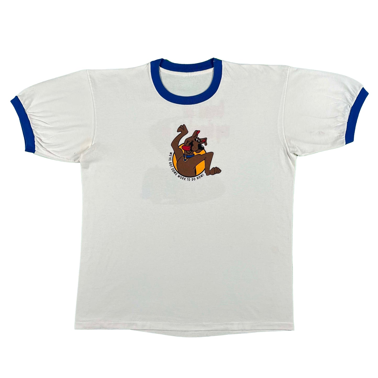 90s Scooby Doo 'We've Got Some Work To Do Now!' Ringer Tee- XL