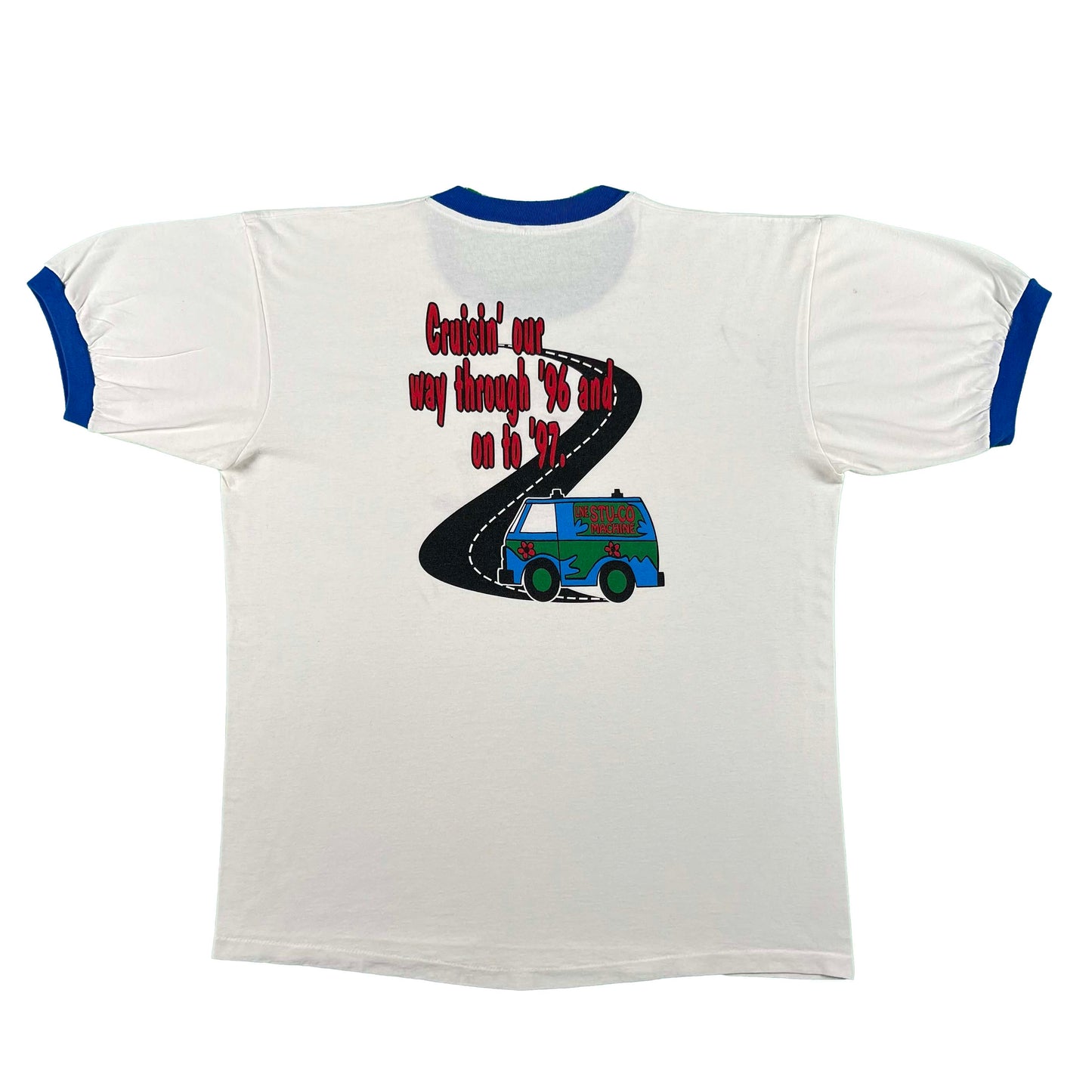 90s Scooby Doo 'We've Got Some Work To Do Now!' Ringer Tee- XL