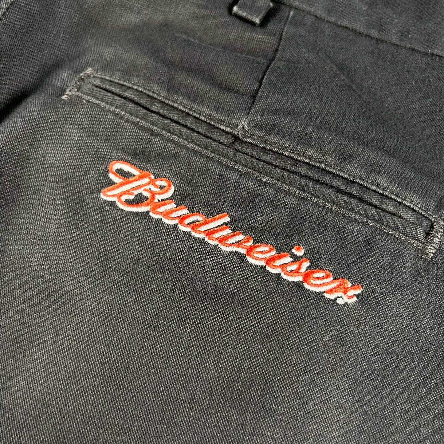 00s Sun Faded Released Hem Budweiser Work Pants- 31x31