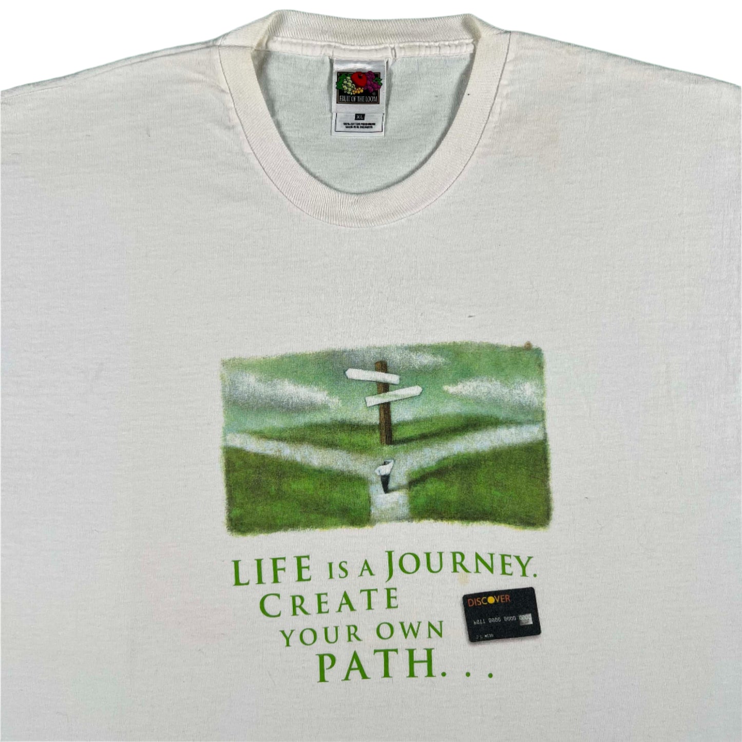 00s Discover Card Tee- L