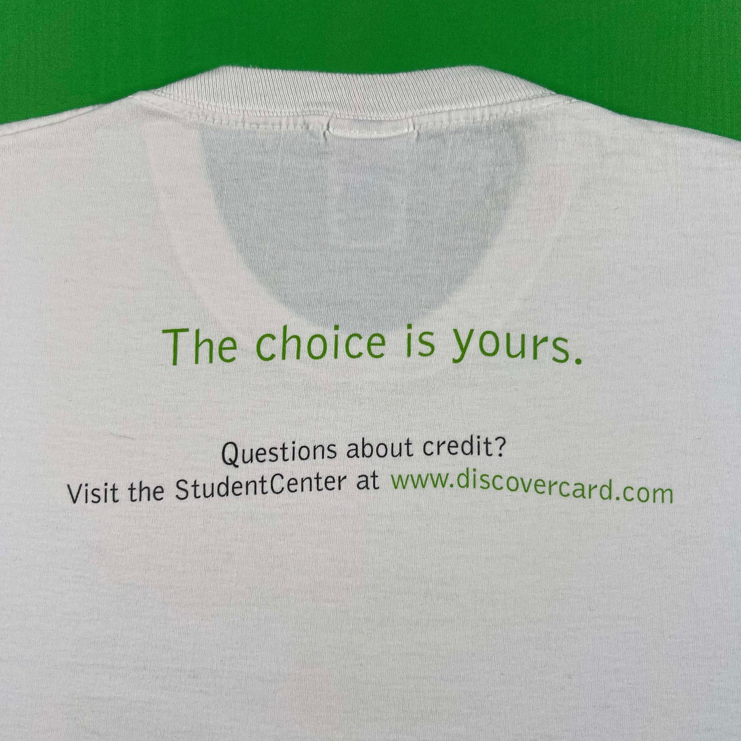 00s Discover Card Tee- L