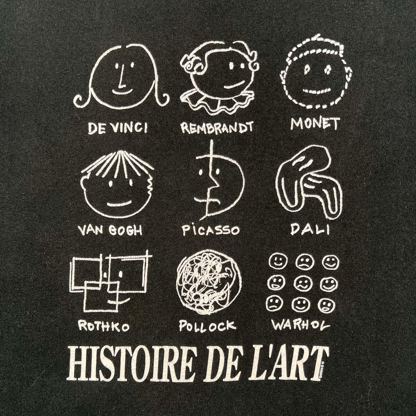 90s History of Art Tee- L