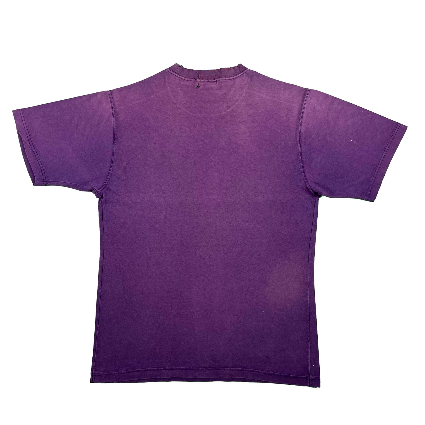 90s Hanes Heavyweight Purple Painter's Tee- L