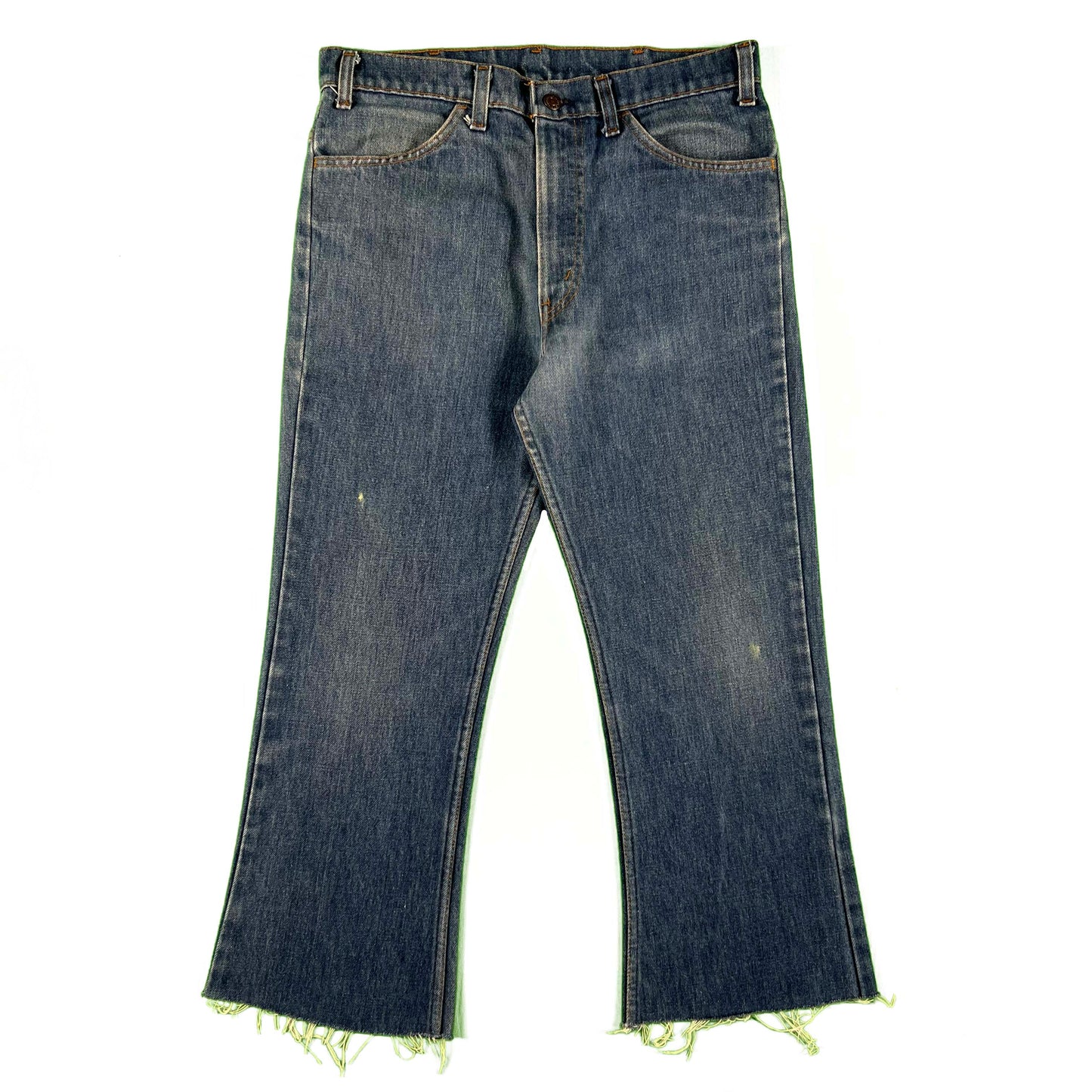 70s Levi's 646 Chopped Flared Denim- 33x24