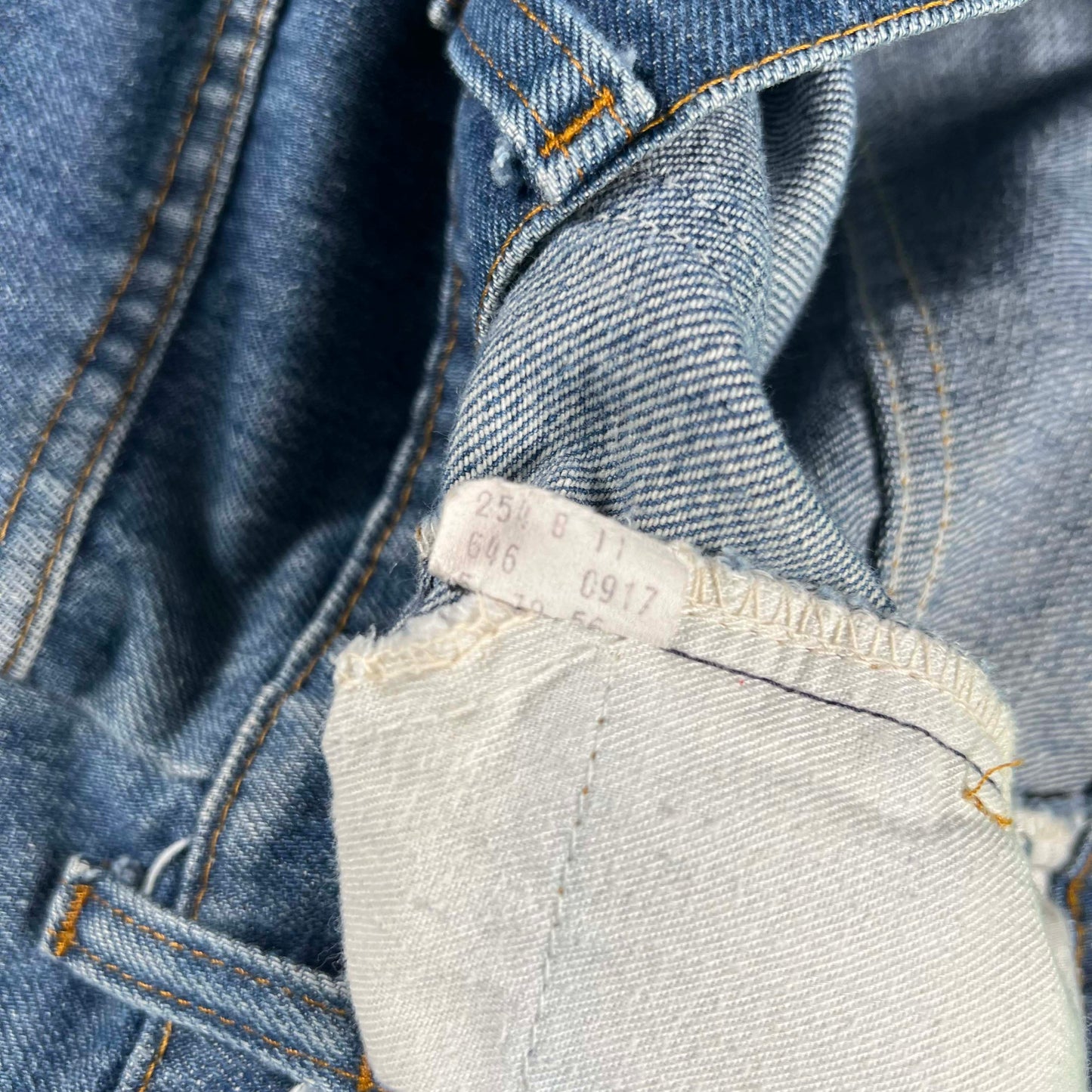 70s Levi's 646 Chopped Flared Denim- 33x24
