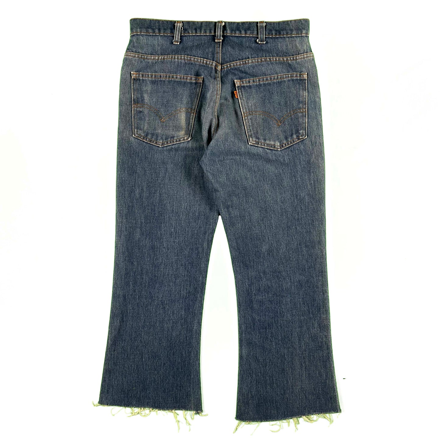 70s Levi's 646 Chopped Flared Denim- 33x24