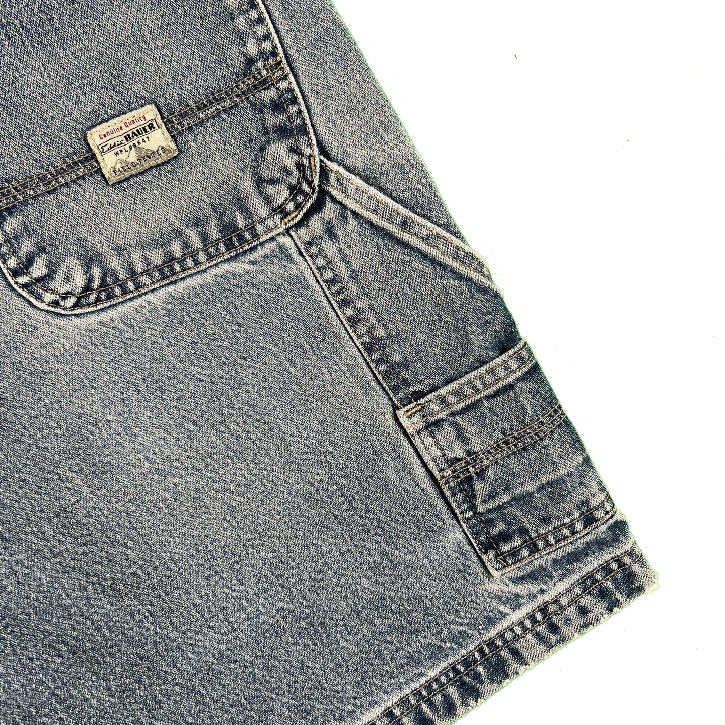 00s Eddie Bauer Denim Carpenter Shorts- 31x8.5