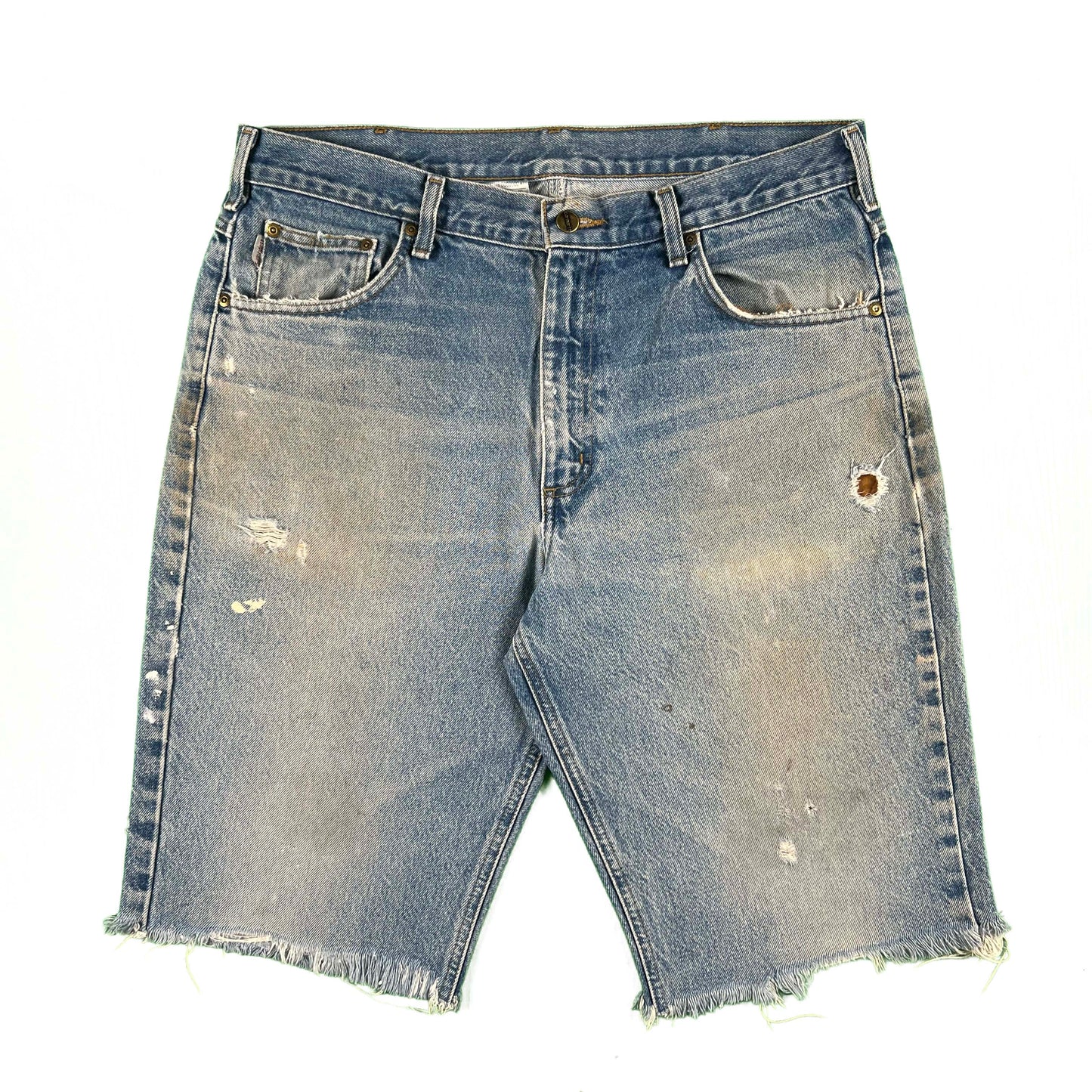 Carhartt Cut Off Denim Shorts- 36x13
