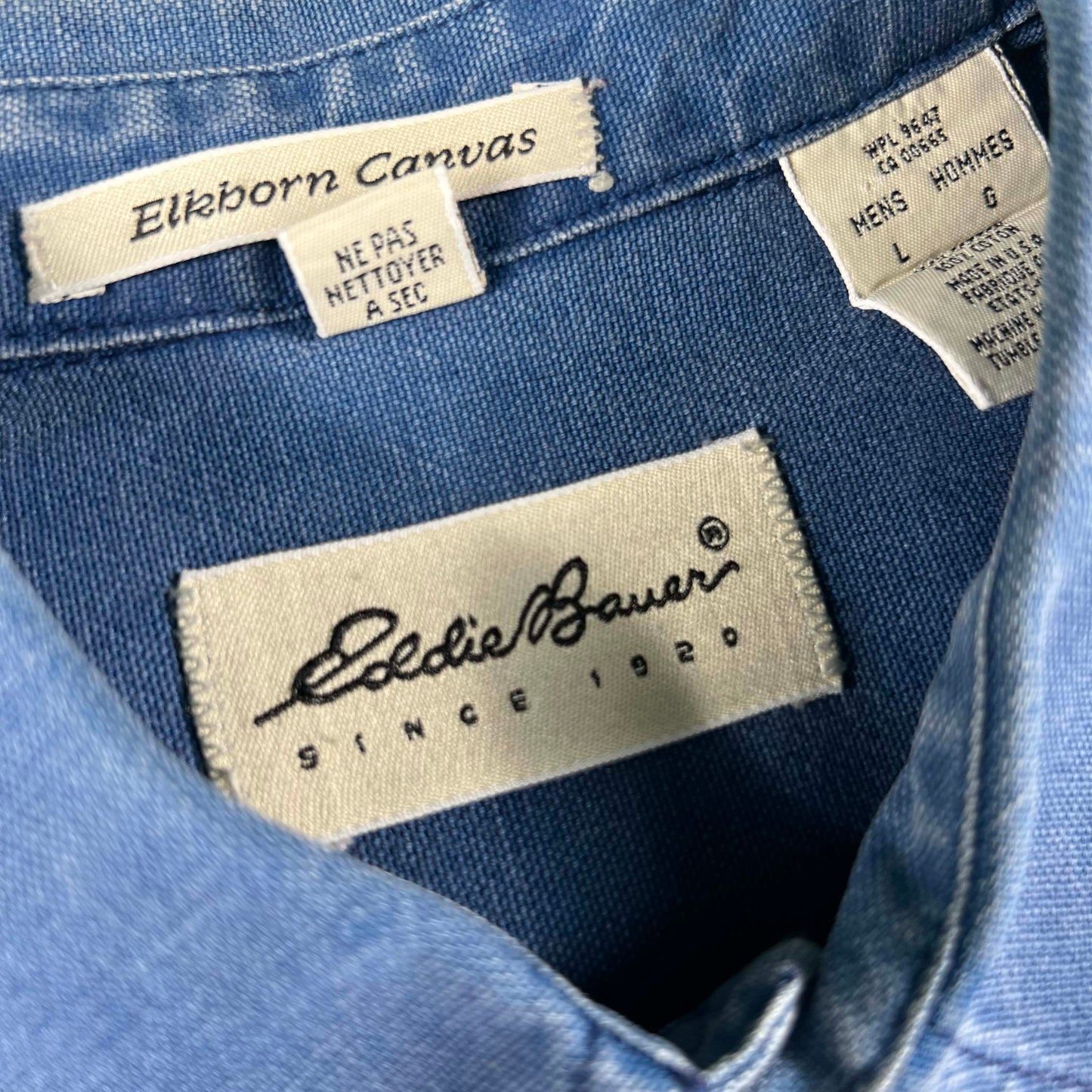 Vintage Eddie Bauer Elkhorn Canvas Shirts- SELECT SHIRT
