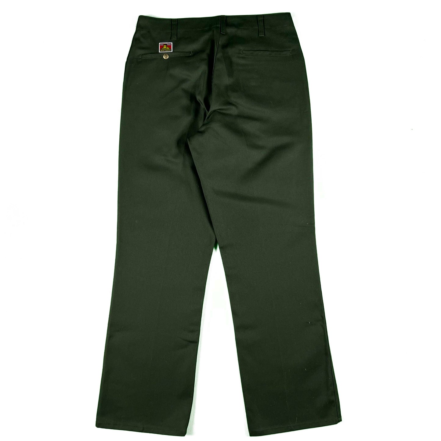 90s NOS Ben Davis Forest Green Work Pants- 35x33