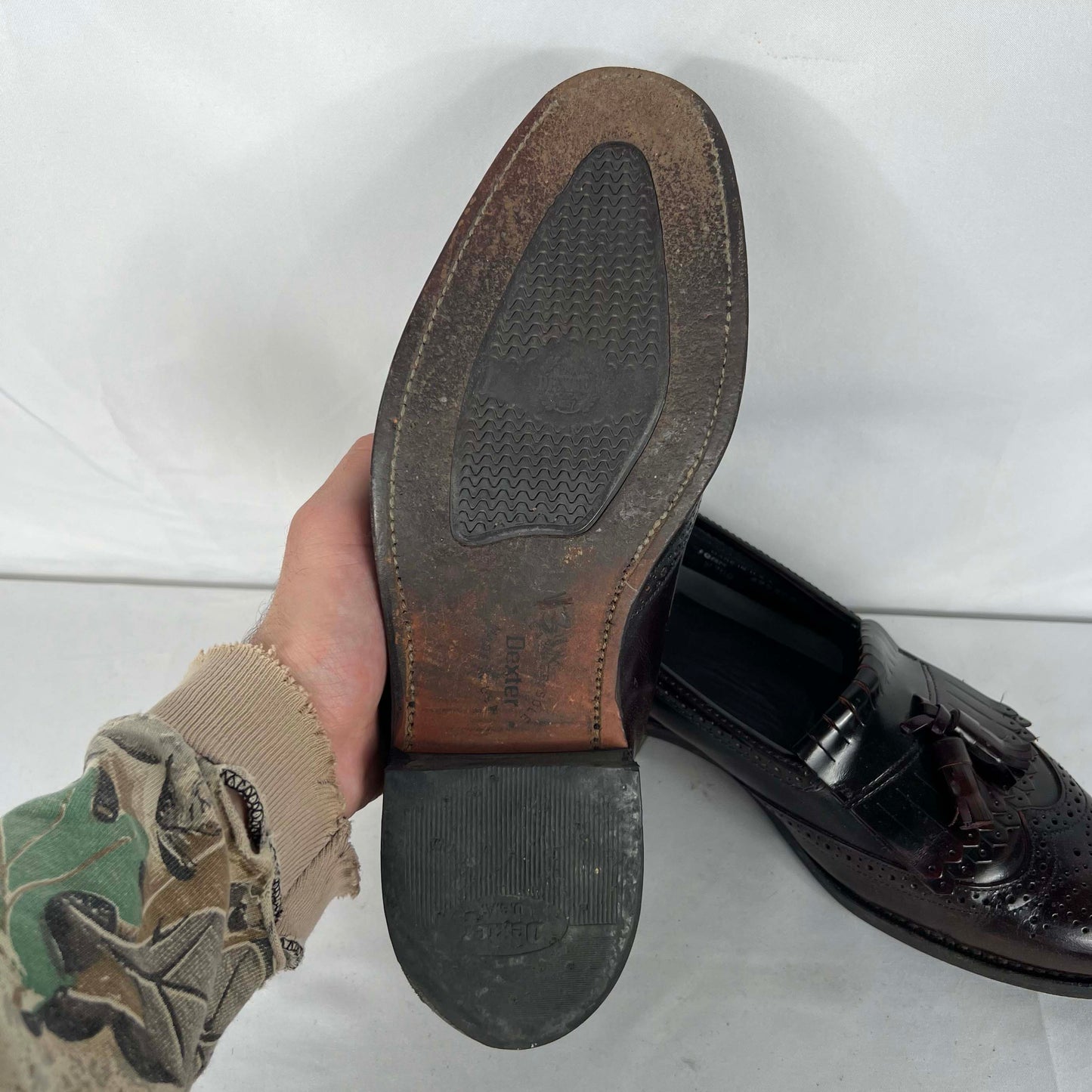 80s/90s Dexter Oxblood Leather Tassel Loafers- M's 10.5, W's 12