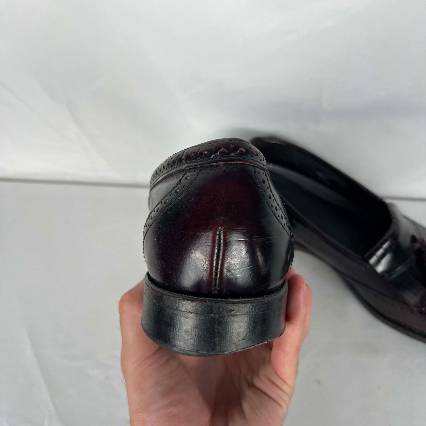 80s/90s Dexter Oxblood Leather Tassel Loafers- M's 10.5, W's 12