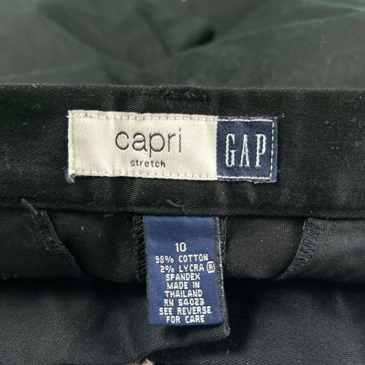 2000 Gap Jet Black 'Capri' Pants- 31x23