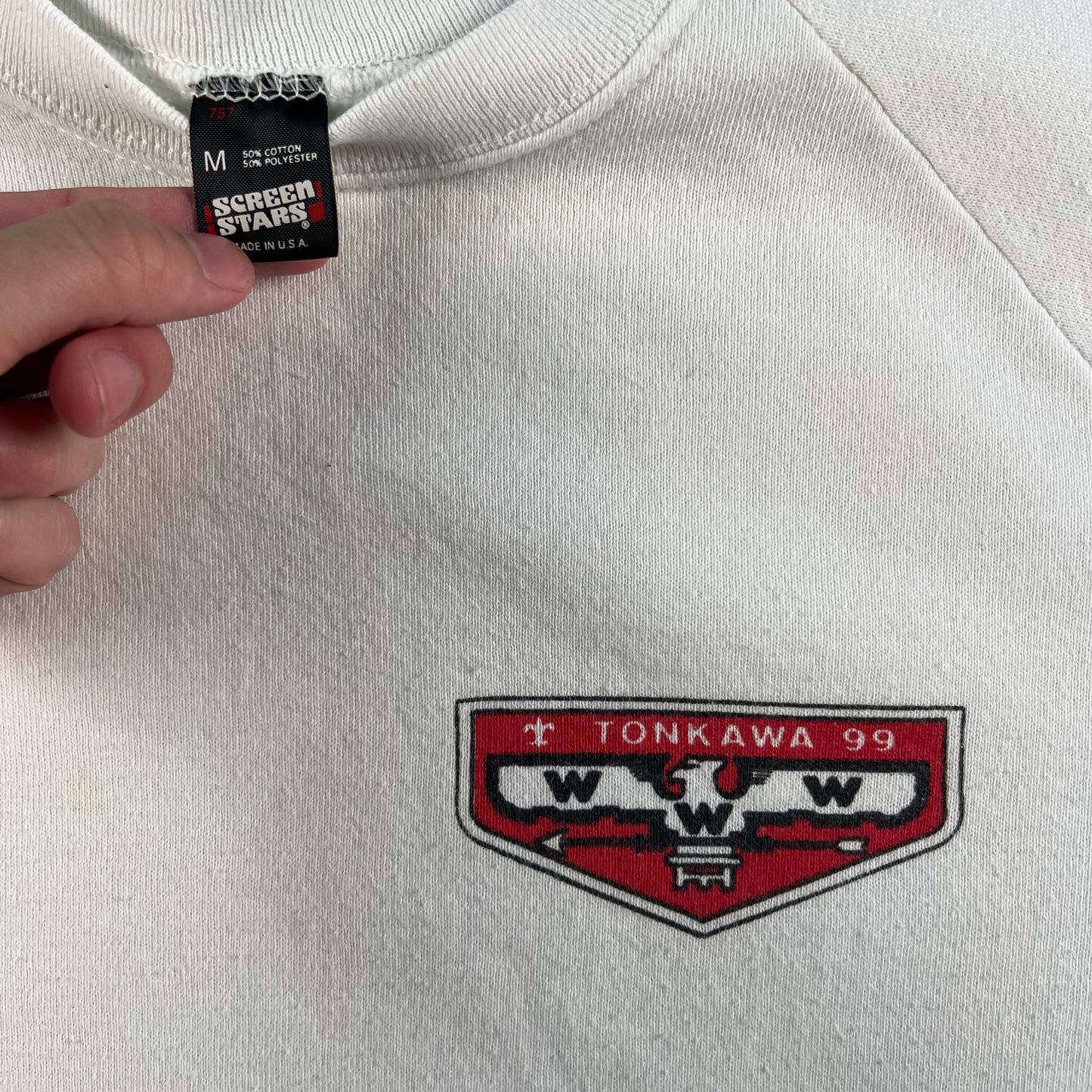 80s Boy Scouts Tonkawa Lodge Sweatshirt- M