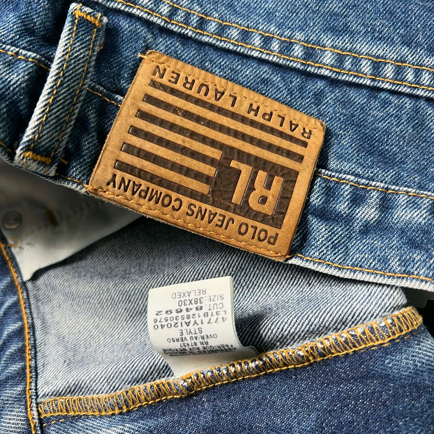 90s Polo RL Relaxed Fit Denim-37x31