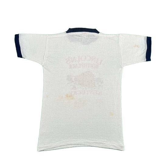 60s Lincoln's Birthplace Ringer Tee- XXS