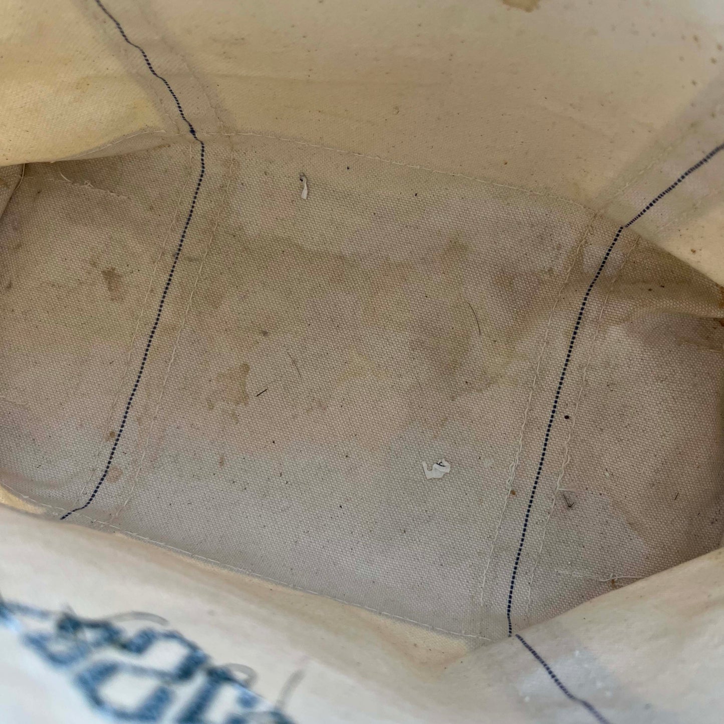 L.L. Bean Long Handle Canvas Boat and Tote Bag- Medium