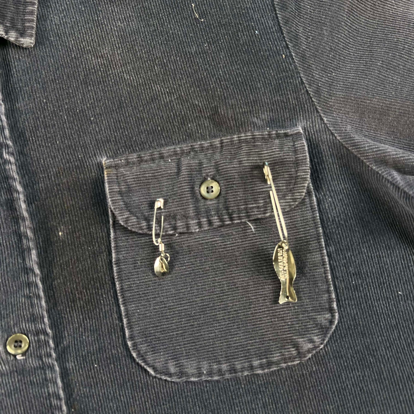 80s Corduroy Charm Shirt- M