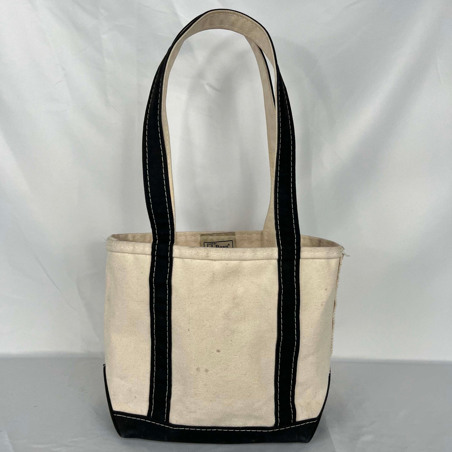 L.L. Bean Long Handle Canvas Boat and Tote Bag- Small