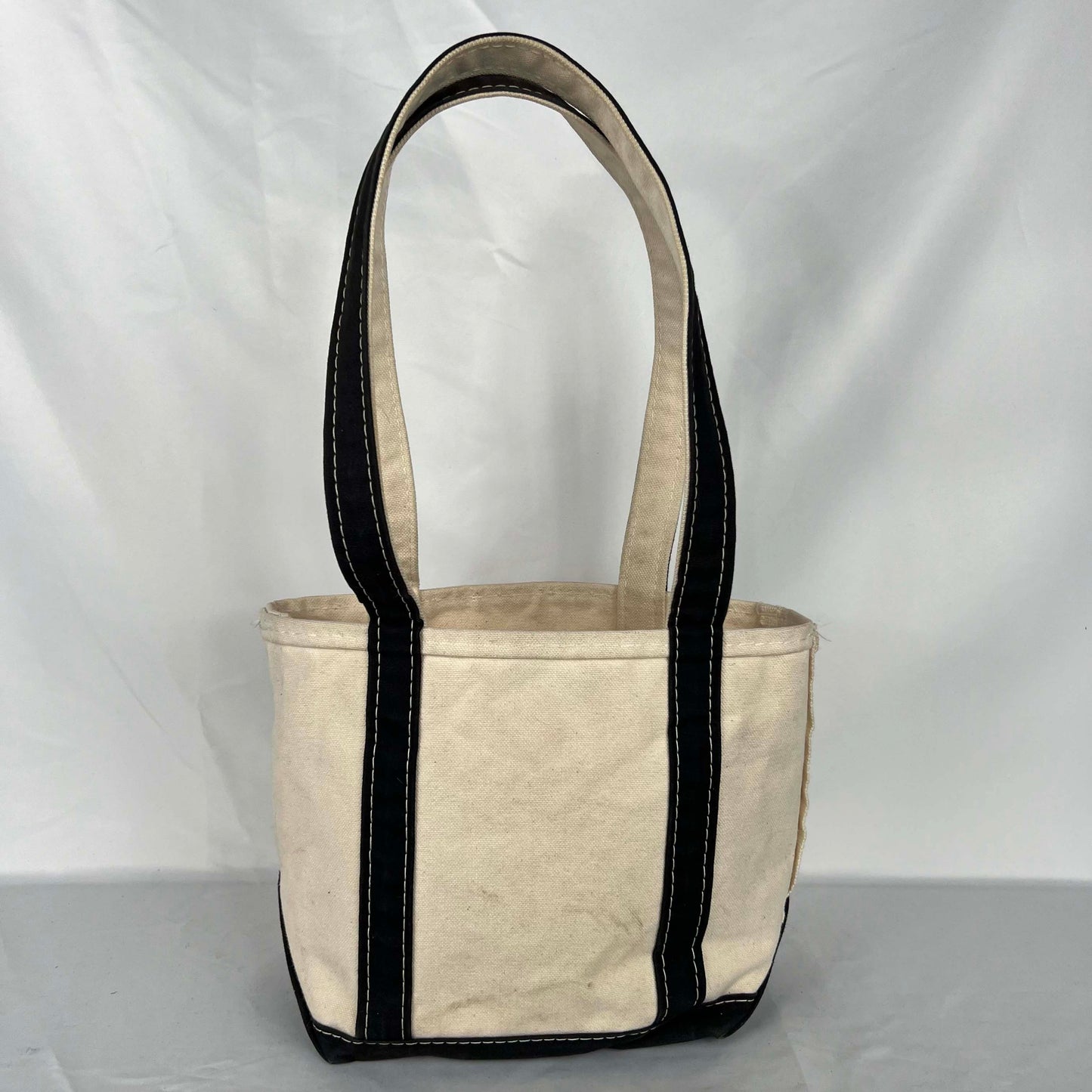 L.L. Bean Long Handle Canvas Boat and Tote Bag- Small