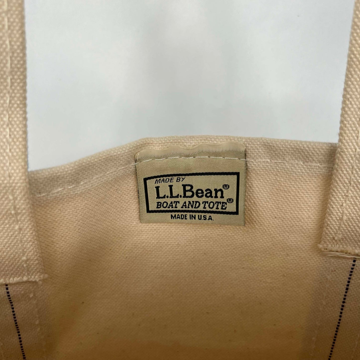 Ella's L.L. Bean Canvas Boat and Tote Bag- Small