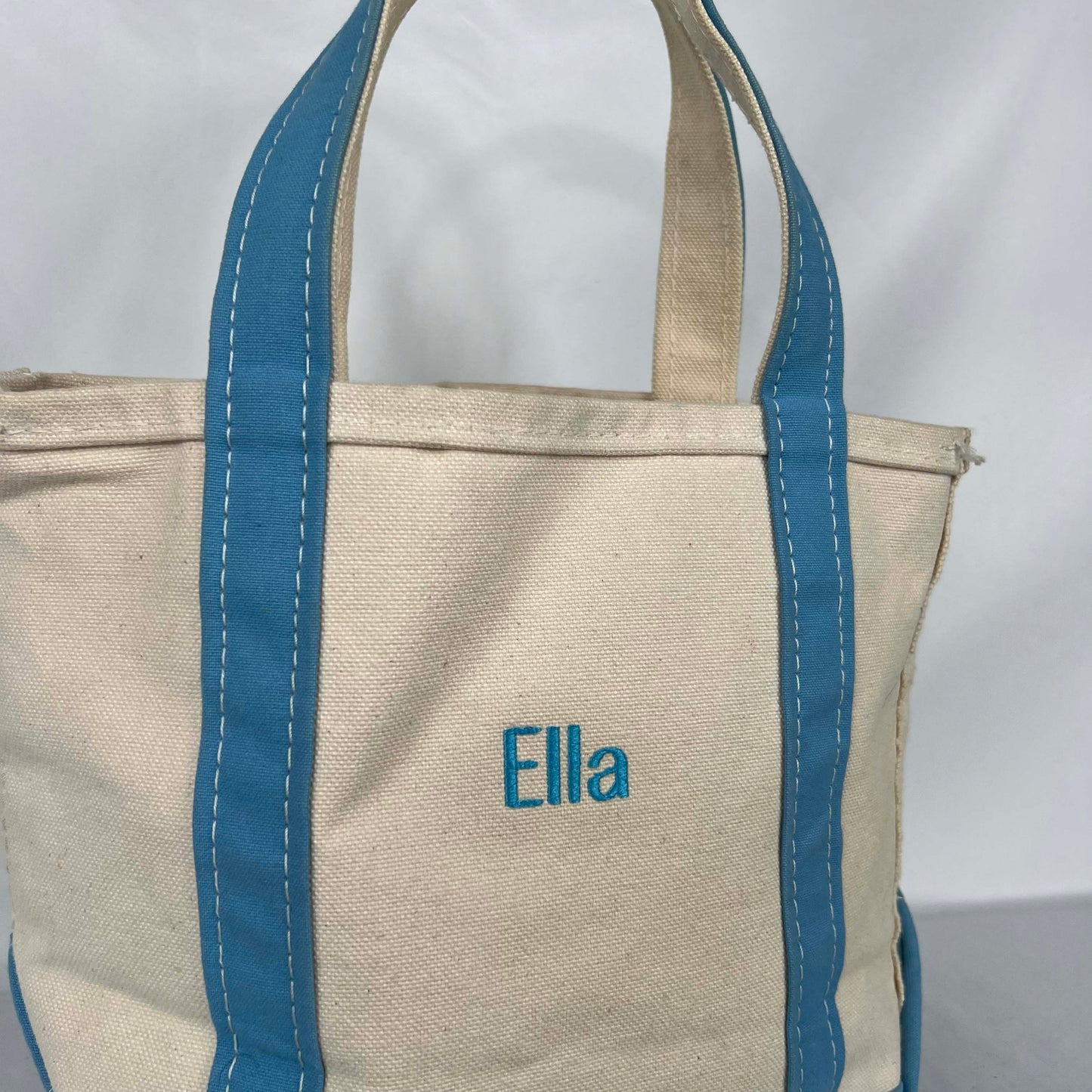 Ella's L.L. Bean Canvas Boat and Tote Bag- Small