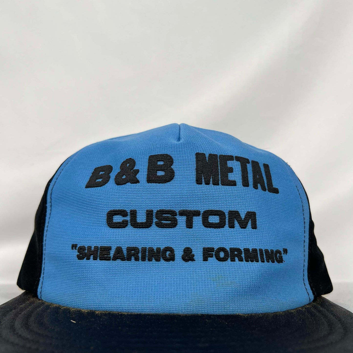 80s B&B Metal Two Tone Trucker Hat