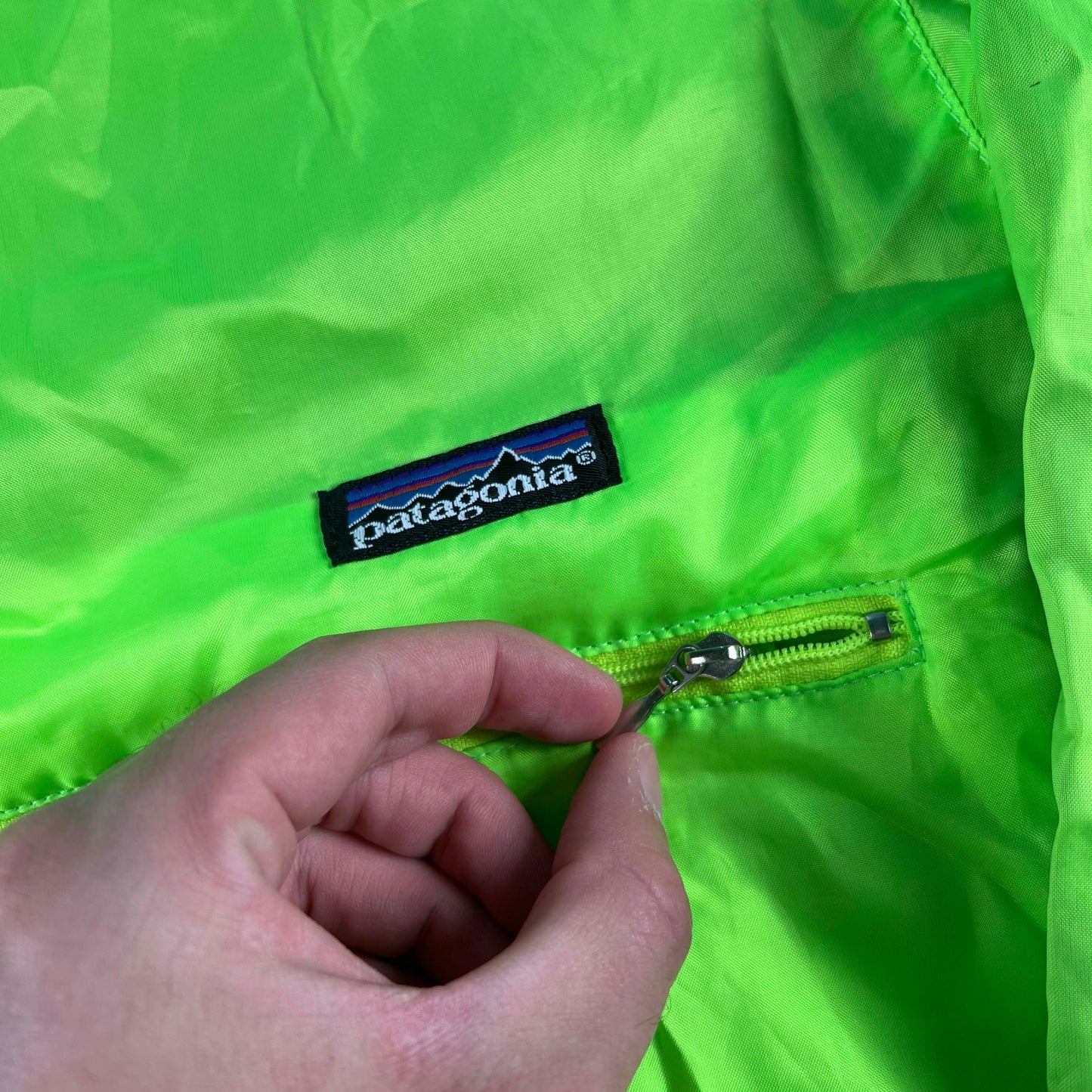 90s Patagonia Reversible Nylon Pullover- L