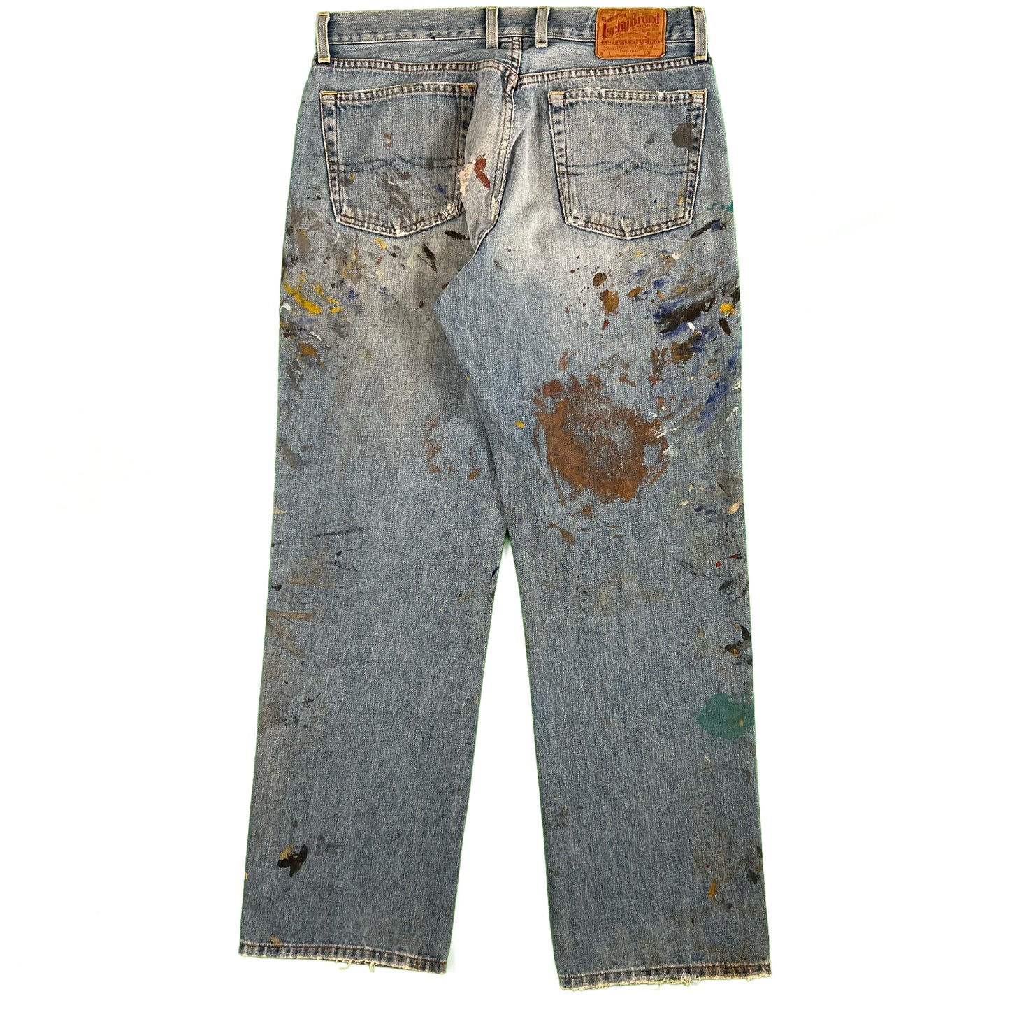 90s Wide Leg Painters Denim- 32x31.5