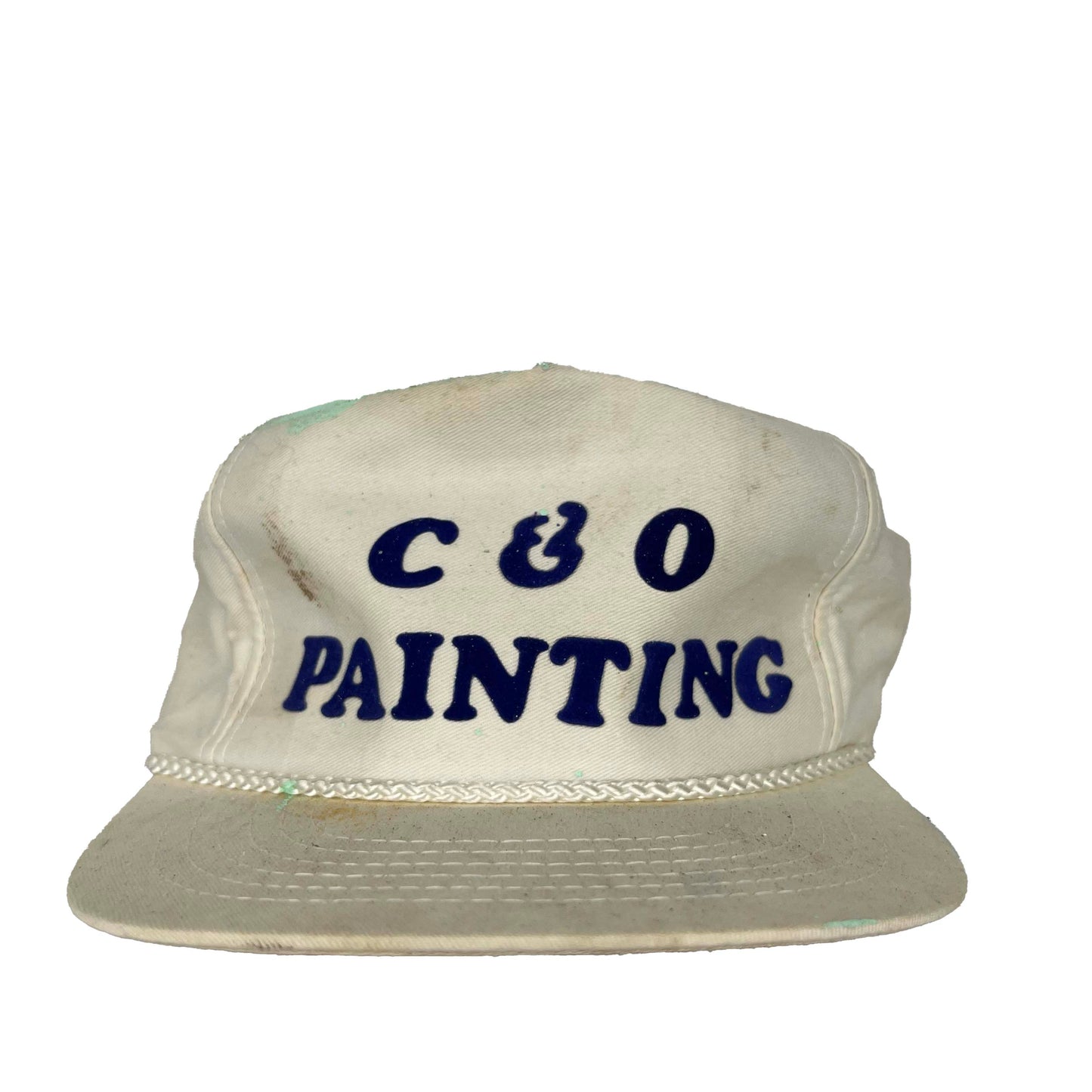 80s Felt Print Painter's Trucker Hat