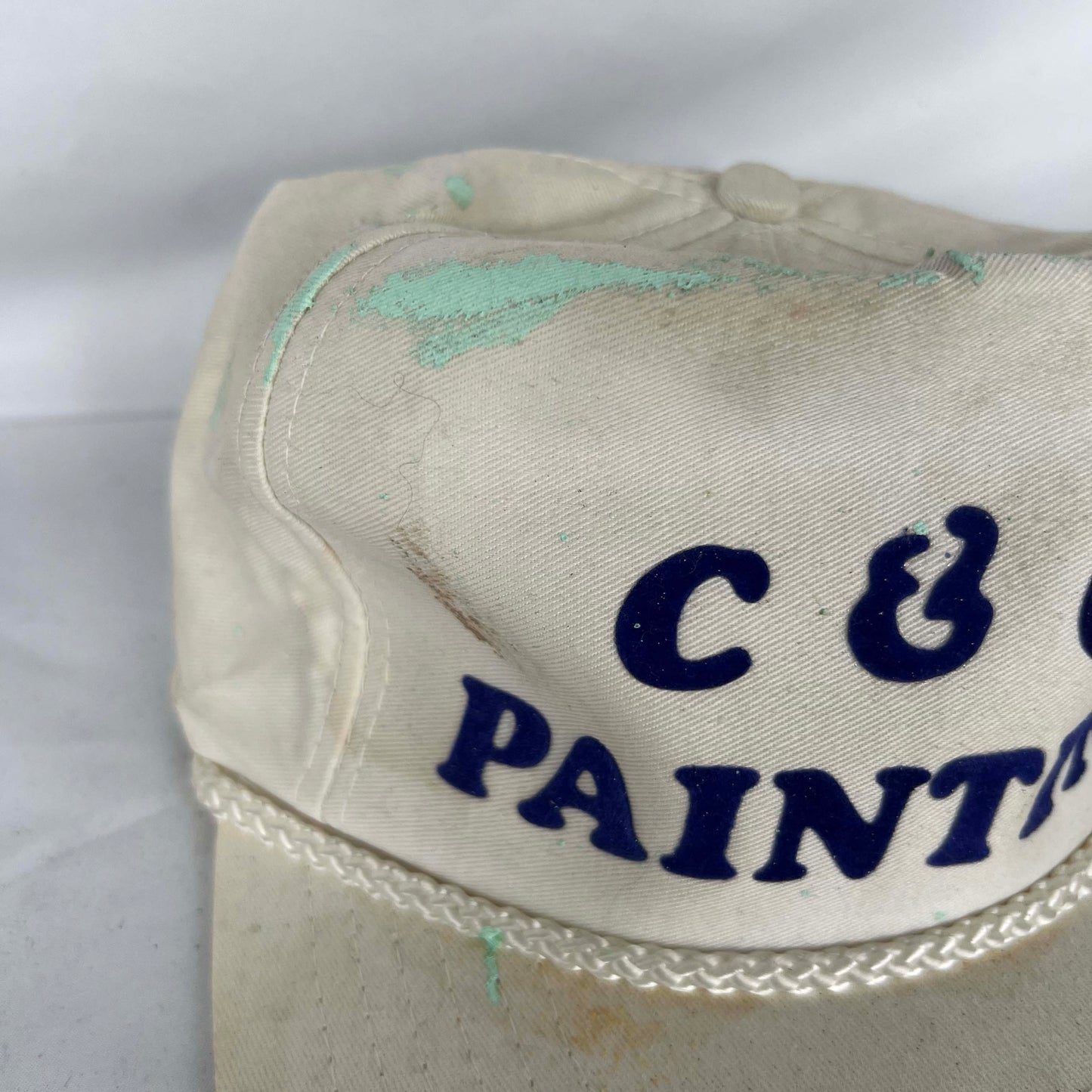 80s Felt Print Painter's Trucker Hat