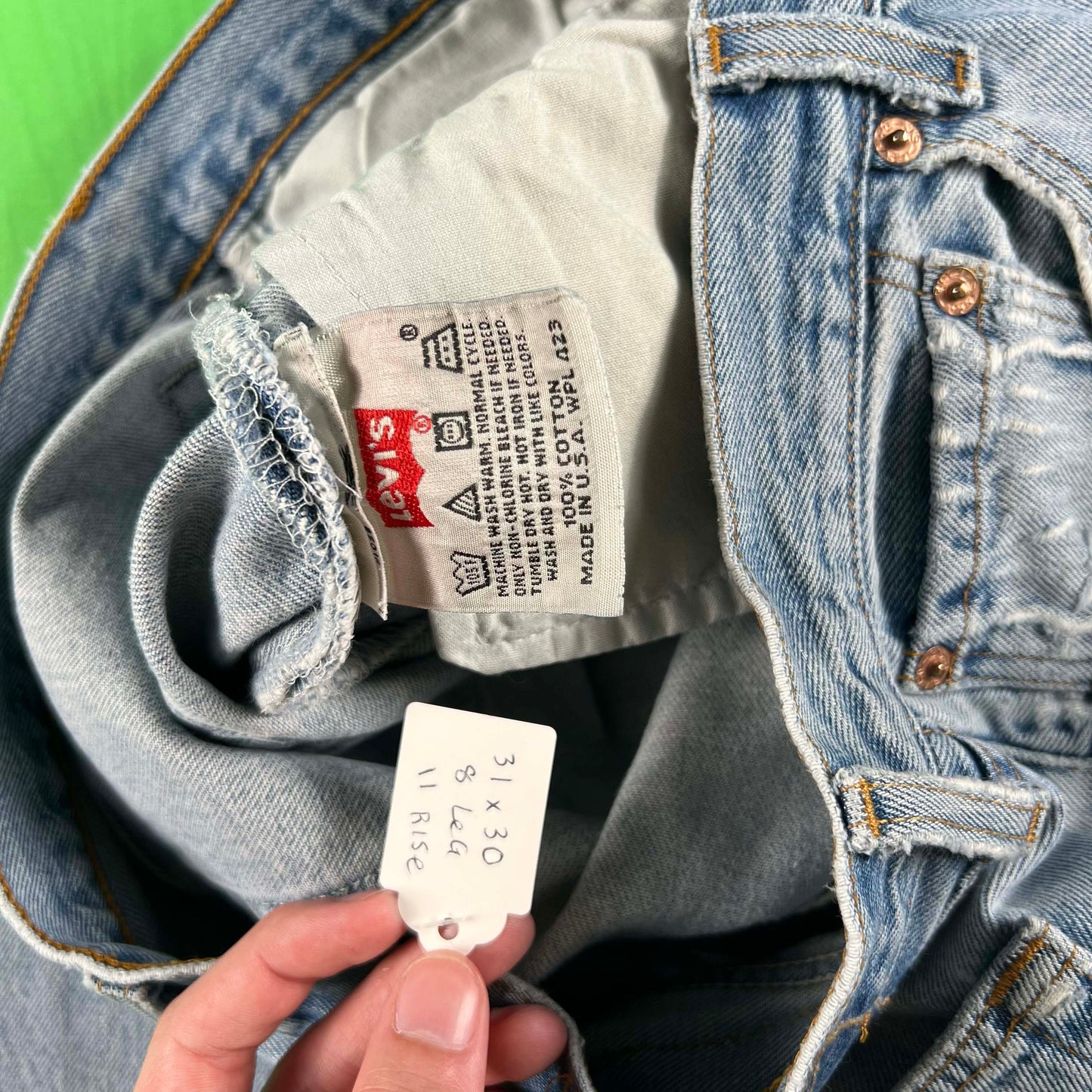 90s Levi's 501 Denim- 31x30