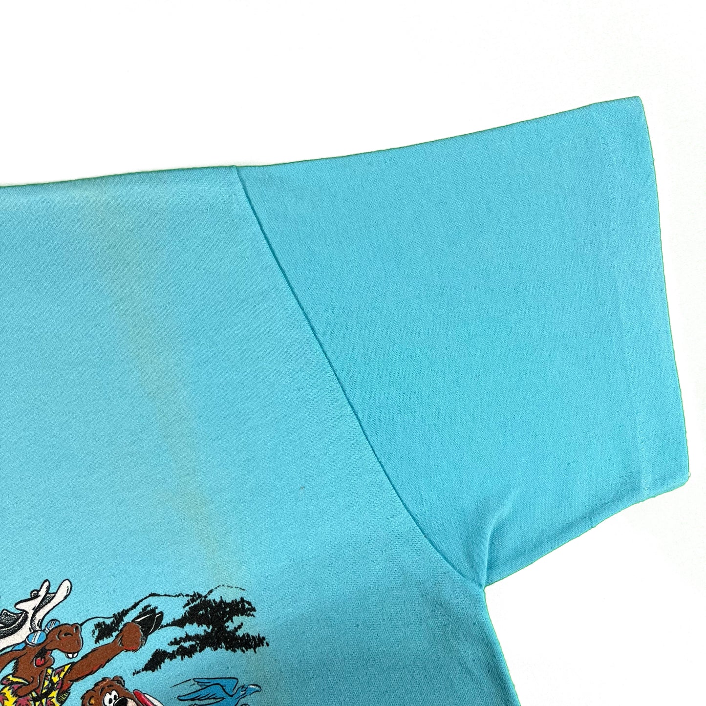 80s Animals Cruisin Bend Oregon Tee- L