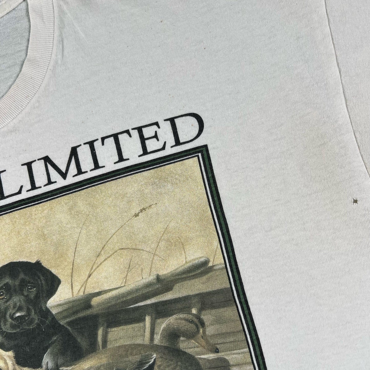 90s Cute Puppy's Ducks Unlimited Tee- XL