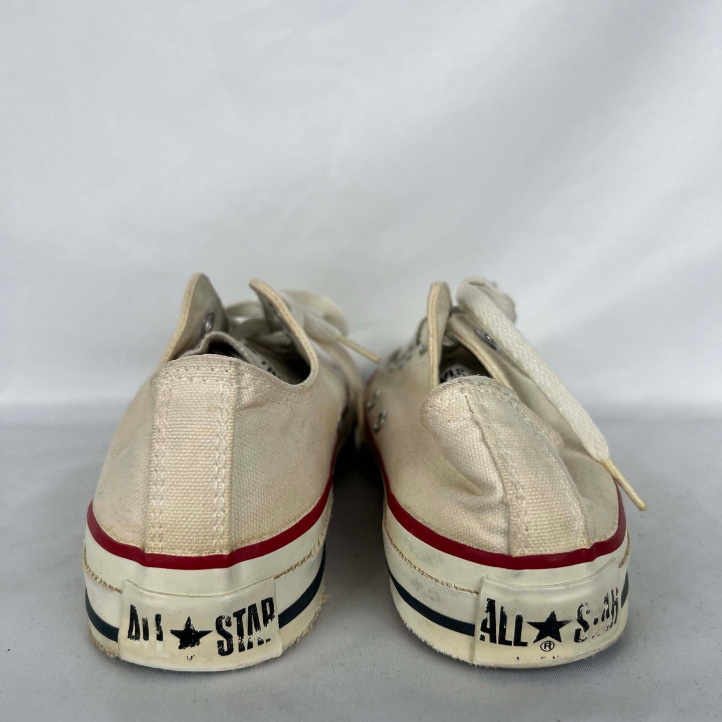 80s Cream/White Made in USA Converse- M's 5, W's 6.5