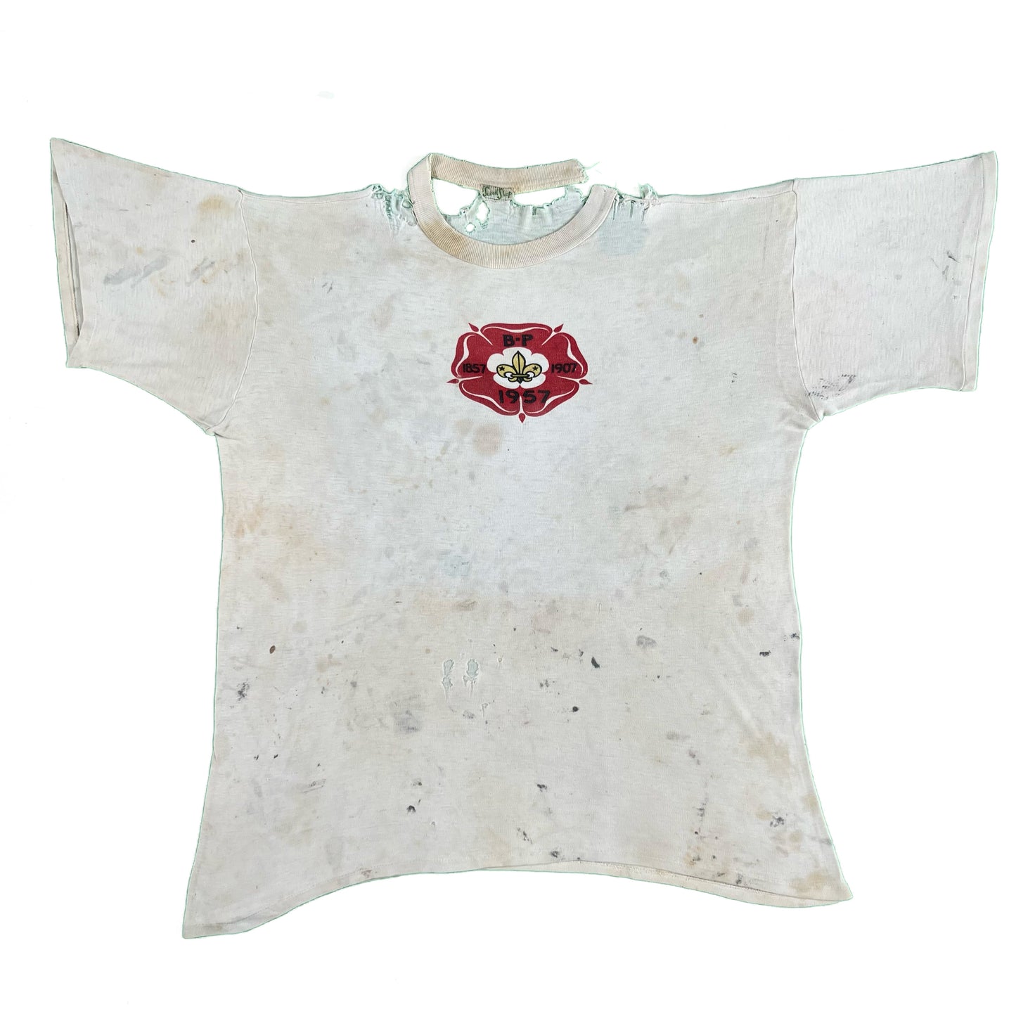 50s Tattered Boy Scouts Tee- M