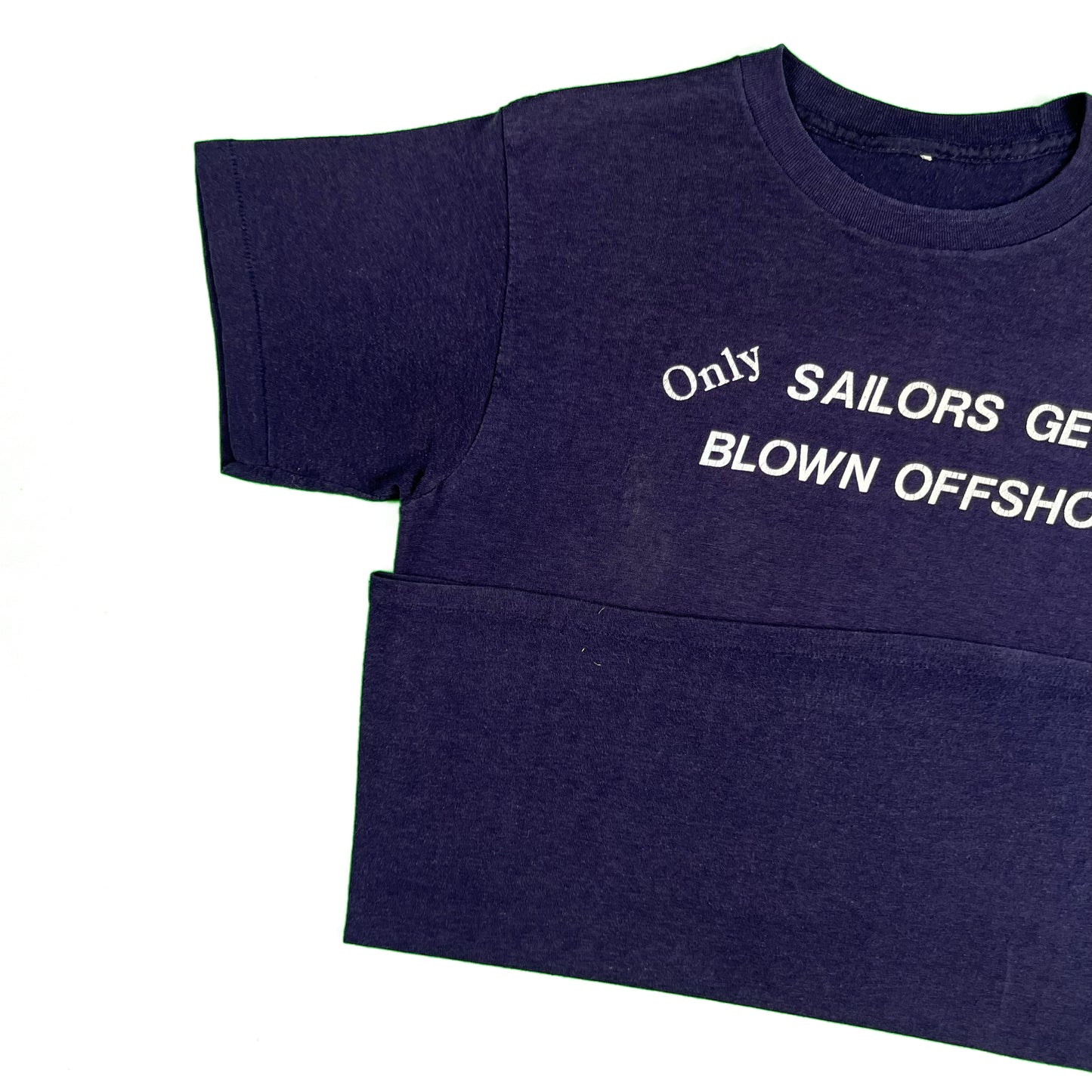 70s Sailors Get Blown Offshore Tee- M