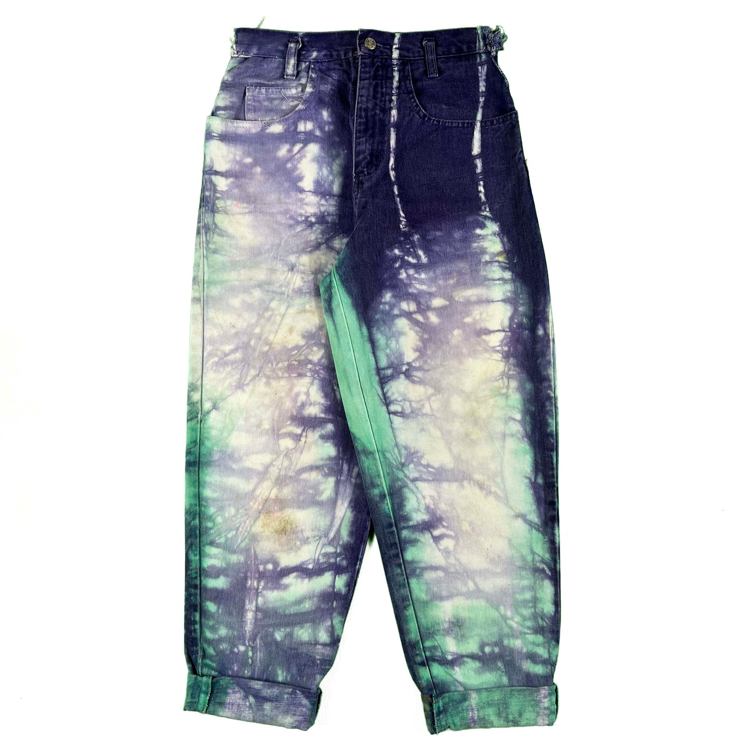 70s Tie Dye Denim- 26x28