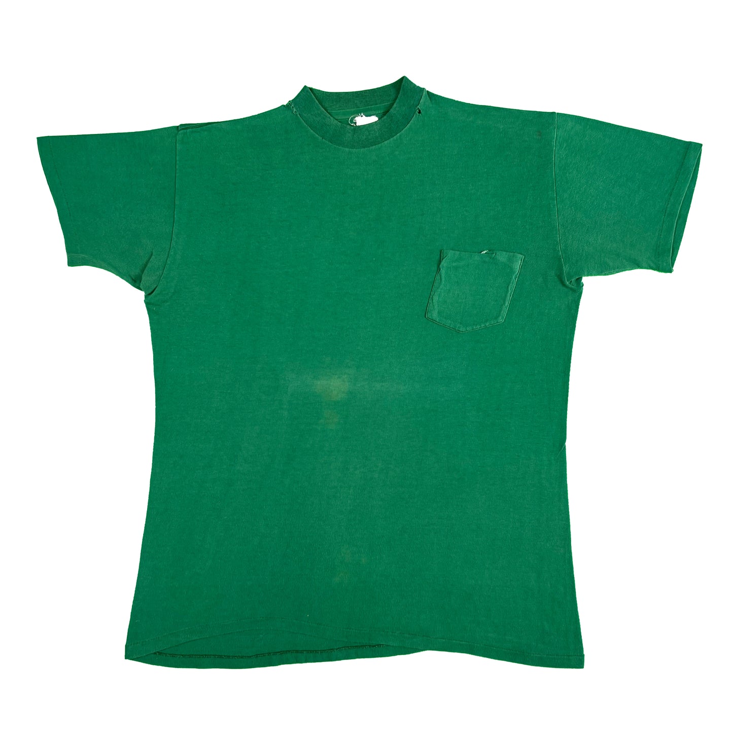 60s Blank Green Pocket Tee- XL