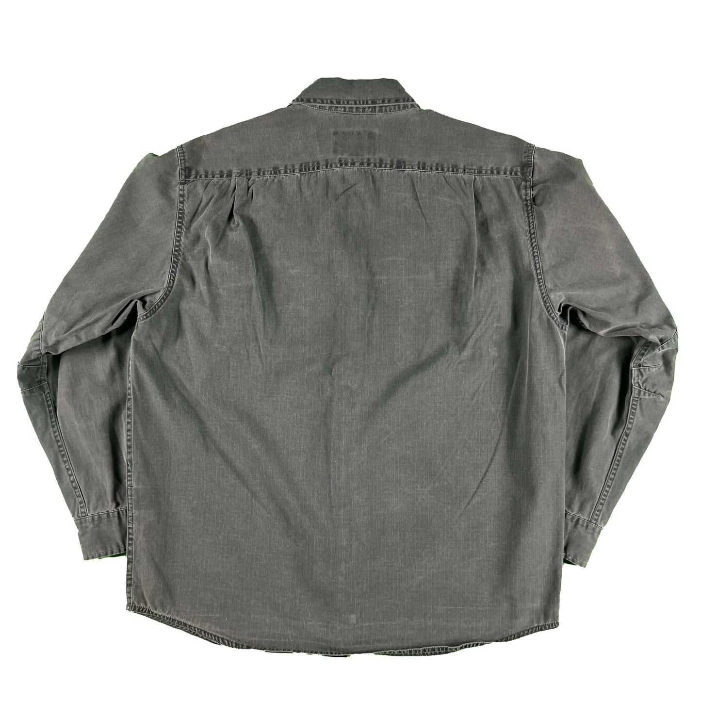 00s Eddie Bauer Zip Up Painter's Work Shirt- M