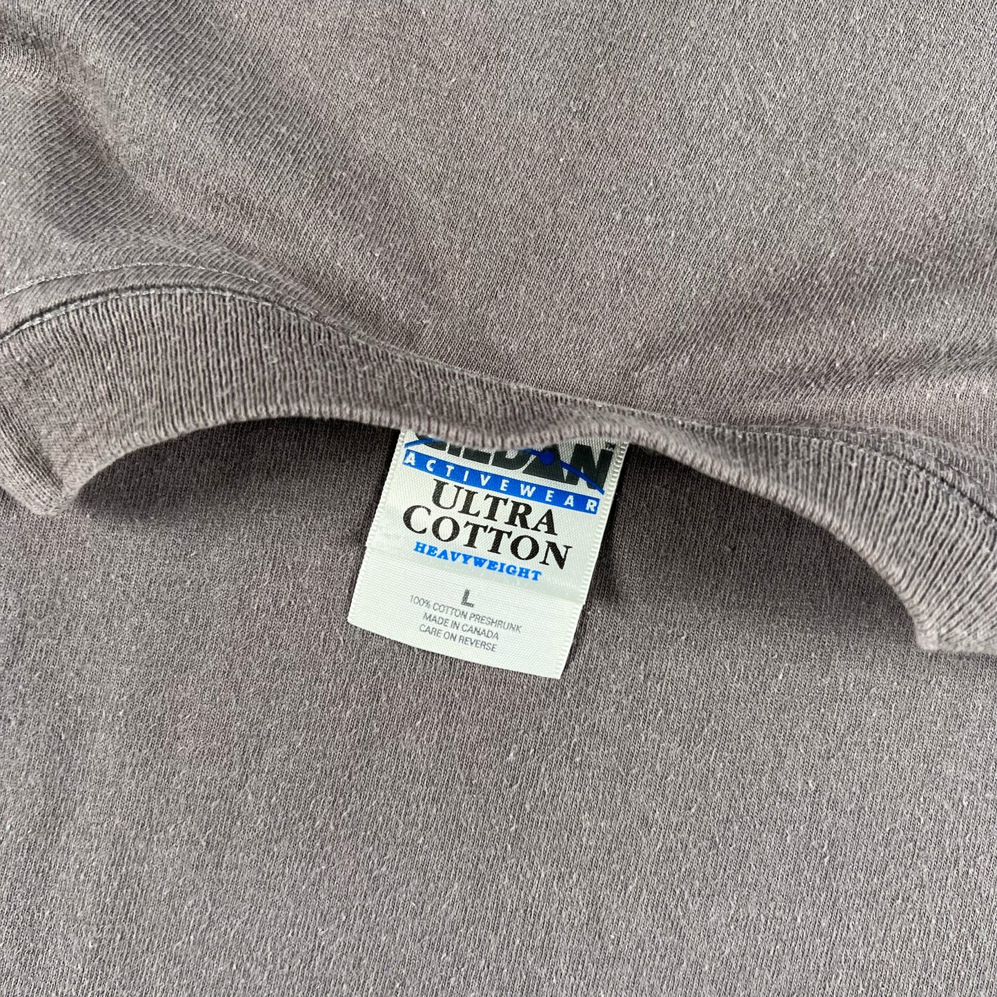 Vintage Blank Dark Grey Long Sleeve Tee- SELECT SIZE