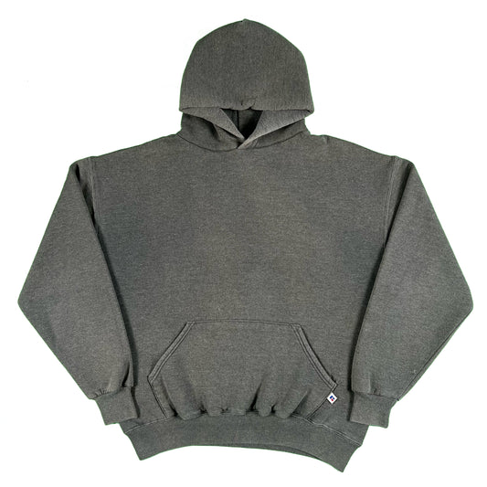 Vintage Blank Dark Grey Hoodie- SELECT SIZE