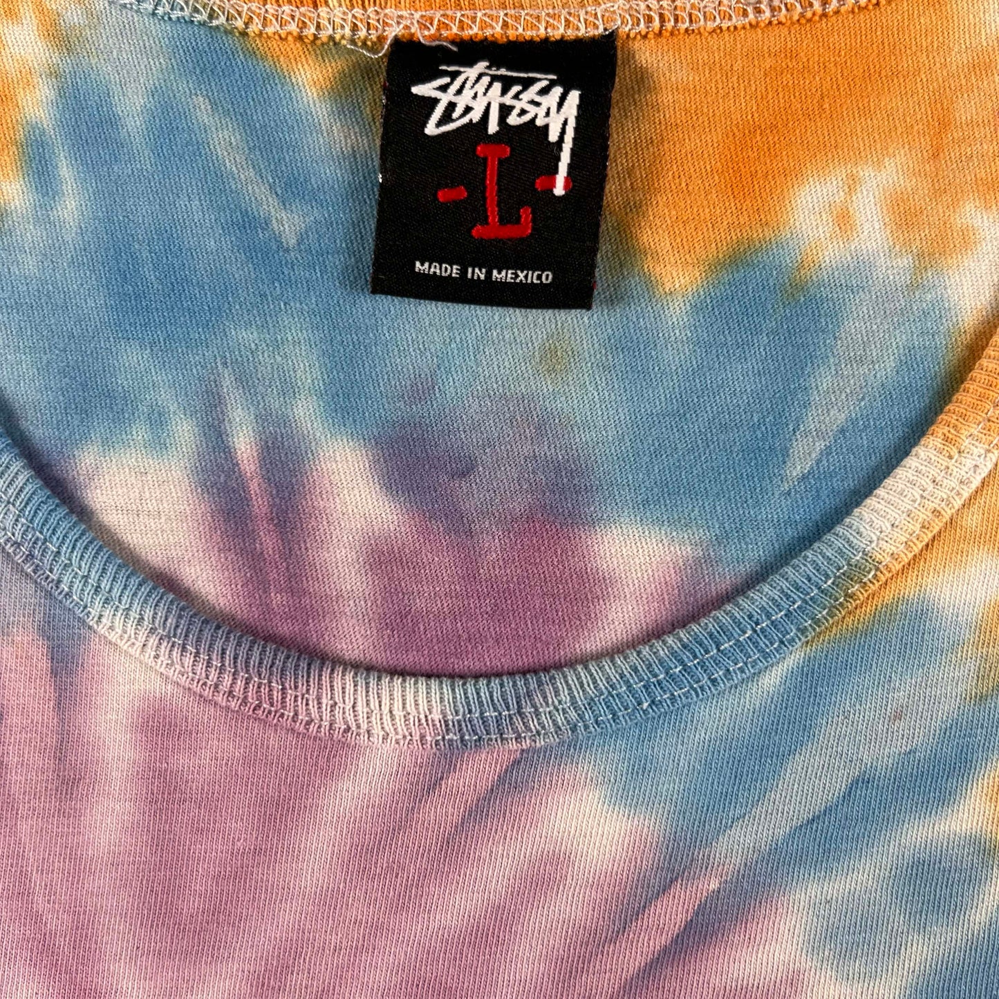 00s Stüssy Tie Dye Tank Top- L
